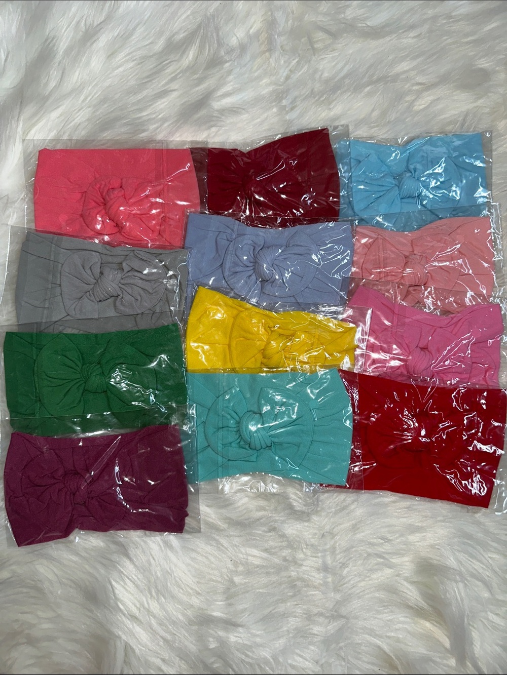 Assorted Kids Knot Headband Set - Bright Multi Color Pack
